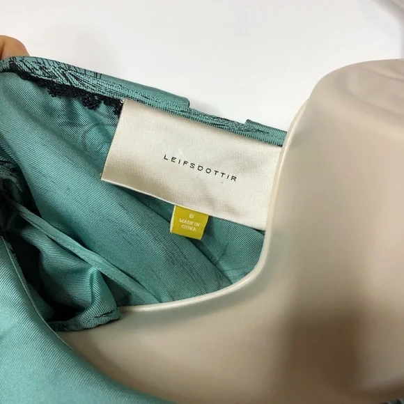 Anthropologie Leifsdottir silk dress 6 (B3) - Picture 6 of 8